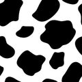 Cow Seamless Pattern Background Vector Royalty Free Stock Photo