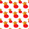 Cow seamless pattern