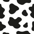 Cow skin seamless pattern Royalty Free Stock Photo