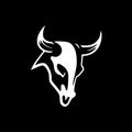 Cow skull - high quality vector logo - vector illustration ideal for t-shirt graphic Royalty Free Stock Photo