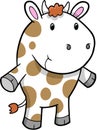 Cow Vector Illustration Royalty Free Stock Photo