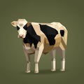 Cow. Vector illustration decorative design Royalty Free Stock Photo