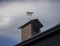 Cow Weather Vane Royalty Free Stock Photo