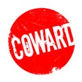 Coward rubber stamp