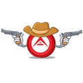 Cowboy Ark coin character cartoon