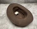 Cowboy australian leather hat brown
