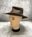 Cowboy australian leather hat brown