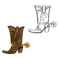 Cowboy Boot Royalty Free Stock Photo