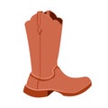 Cowboy boot icon Royalty Free Stock Photo