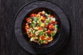 Cowboy caviar, texas caviar, cowboy bean salad Royalty Free Stock Photo