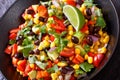 Cowboy caviar, texas caviar, cowboy bean salad Royalty Free Stock Photo