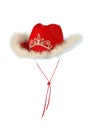Cowboy Christmas hat.