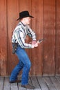 Cowboy Fastest Draw Royalty Free Stock Photo