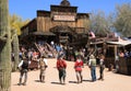 Cowboy Gunfighters at Goldfield Ghost Town Royalty Free Stock Photo