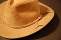 Cowboy hat brown closeup