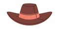 Cowboy hat classic country headwear Royalty Free Stock Photo