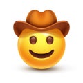 Cowboy hat emoji