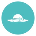 Cowboy hat, floppy hat Isolated Vector icon which can be easily modified or edited Royalty Free Stock Photo