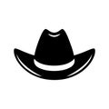Cowboy hat icon vector. west illustration sign. Texas symbol or logo.