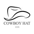 cowboy hat logo icon vector design template Royalty Free Stock Photo