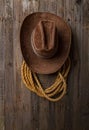 Cowboy hat wall