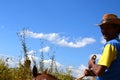 the cowboy at the horse, Ribeirao Preto, Region Minas Gerais, Brazil