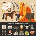 Cowboy Icons Collection