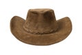 Cowboy leather hat