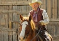 A Cowboy of Old Tucson, Tucson, Arizona Royalty Free Stock Photo