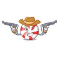 Cowboy peppermint candy character cartoon