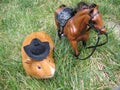 Cowboy Pig Royalty Free Stock Photo