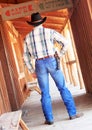 Cowboy Ready to Draw Royalty Free Stock Photo