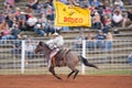 Cowboy rodeo championship in the evening