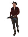 Cowboy with shotgun