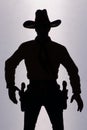 Cowboy silhouette