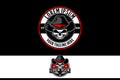 Cowboy Skull With Guns Emblem Vector Logo Template