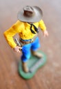 Cowboy toy figure Royalty Free Stock Photo