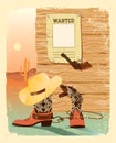 Cowboy West life. Western poster