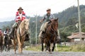 Cowboys from the Andes region of Ecuador