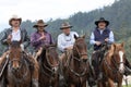 Cowboys from the Andes region of Pichincha Ecuador