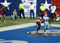 Cowboys Bengals End Zone Catch Royalty Free Stock Photo