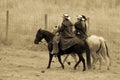 Cowboys and Cowgirls at Annual Custer State Park, South Dakota, Buffalo Roundup