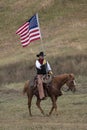 Cowboys and Cowgirls at Annual Custer State Park, South Dakota, Buffalo Roundup