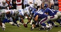 Cowboys NY Giants Offense Dallas Defense Royalty Free Stock Photo