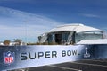 Cowboys Stadium Super Bowl Sign Royalty Free Stock Photo