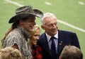 Cowboys Ted Nugent and Jerry Jones Royalty Free Stock Photo