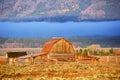 T.A. Moulton Barn in Wyoming Royalty Free Stock Photo