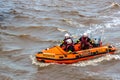 Cowes Lifeboat in action in Hull in a sunny day, Kingston upon Hull, UK Royalty Free Stock Photo