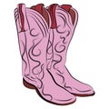 Cowgirl Boots Cartoon