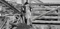 Cowgirl in Fancy Buckskins Royalty Free Stock Photo